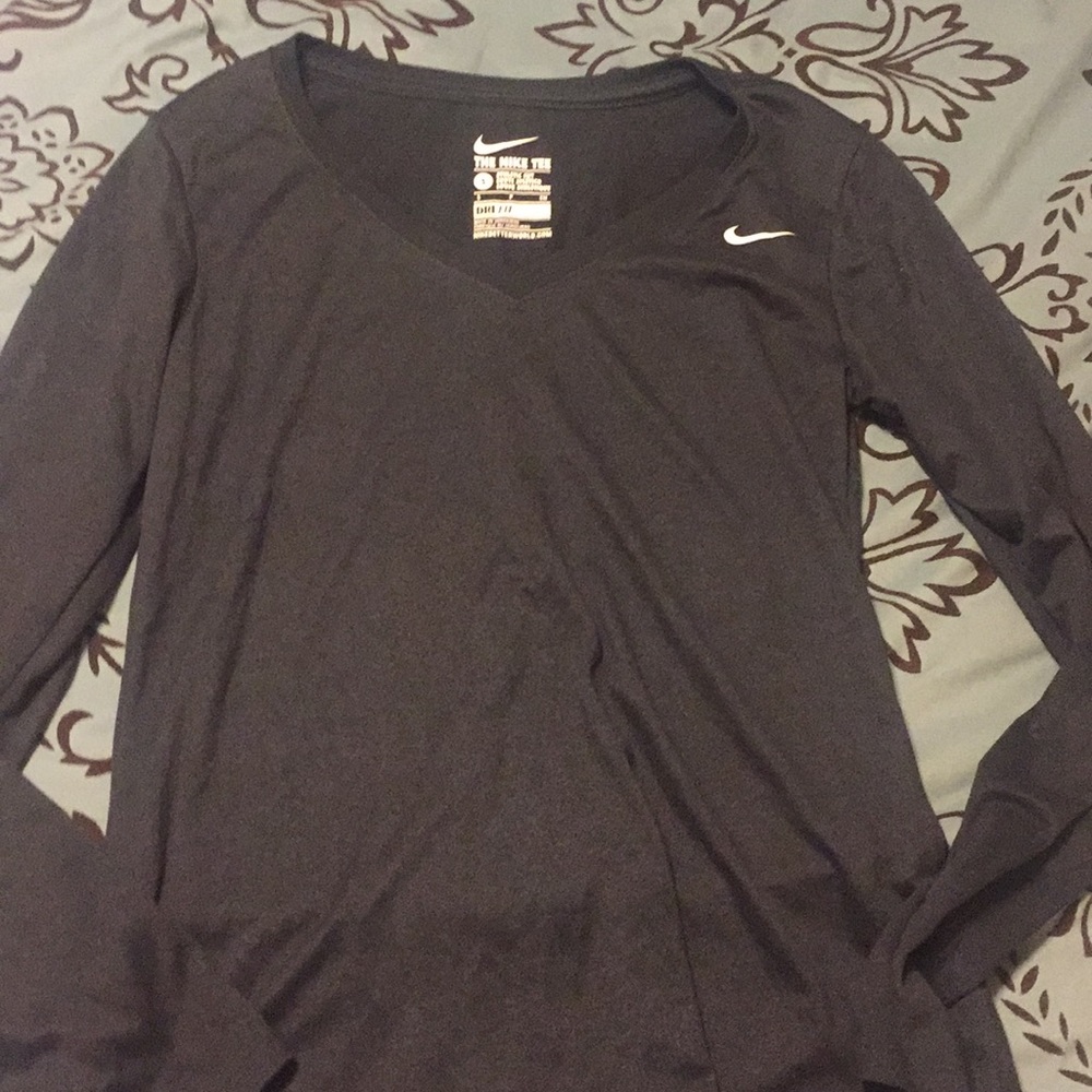 Nike long sleeve black dri fit